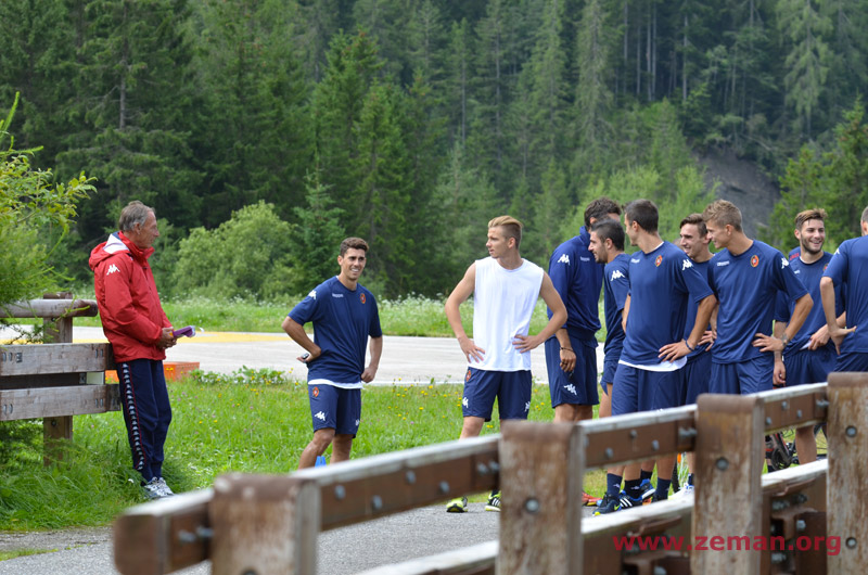 Zdenek Zeman - ritiro precampionato del Cagliari a Sappada