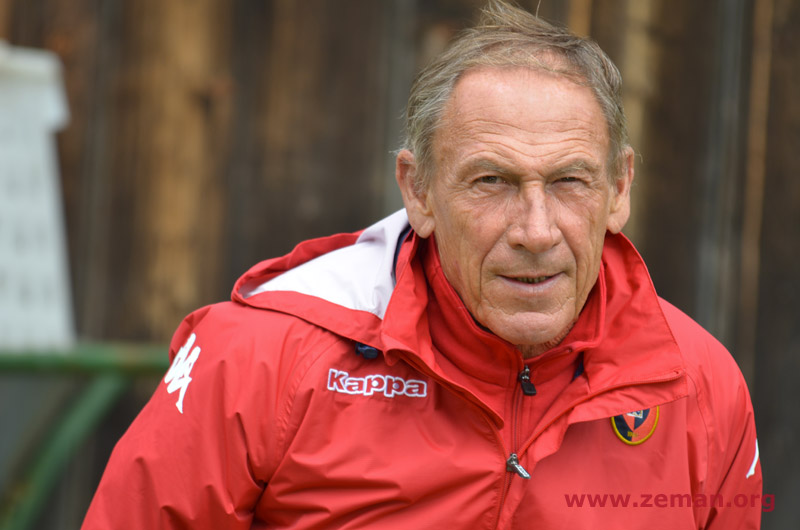 Zdenek Zeman - ritiro precampionato del Cagliari a Sappada