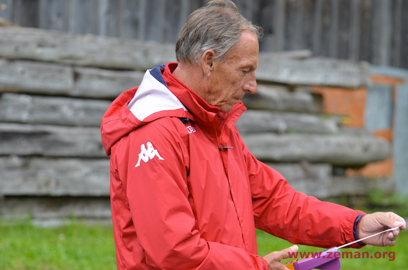 Zdenek Zeman - ritiro precampionato del Cagliari a Sappada