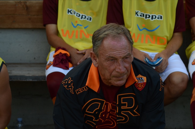 Zdenek Zeman - ritiro A.S. Roma 2012 - amichevole - 14 luglio