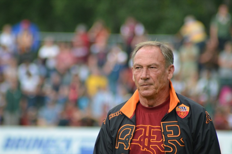 Zdenek Zeman - ritiro A.S. Roma 2012 - amichevole - 14 luglio