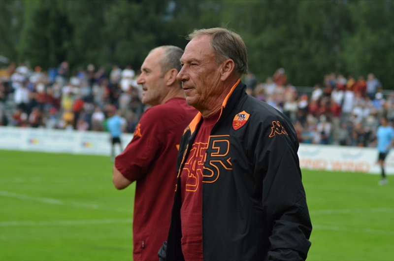 Zdenek Zeman - ritiro A.S. Roma 2012 - amichevole - 14 luglio