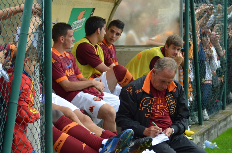 Zdenek Zeman - ritiro A.S. Roma 2012 - amichevole - 14 luglio