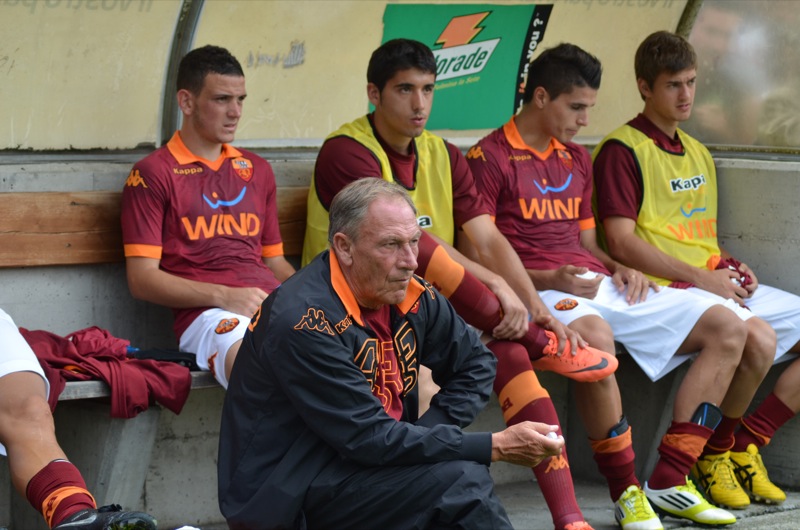 Zdenek Zeman - ritiro A.S. Roma 2012 - amichevole - 14 luglio