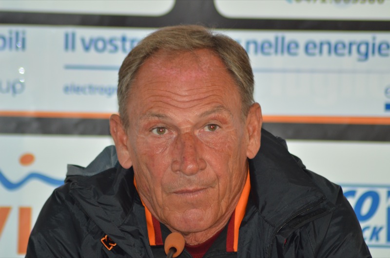 Zdenek Zeman - ritiro A.S. Roma 2012 - conferenza stampa - 14 luglio