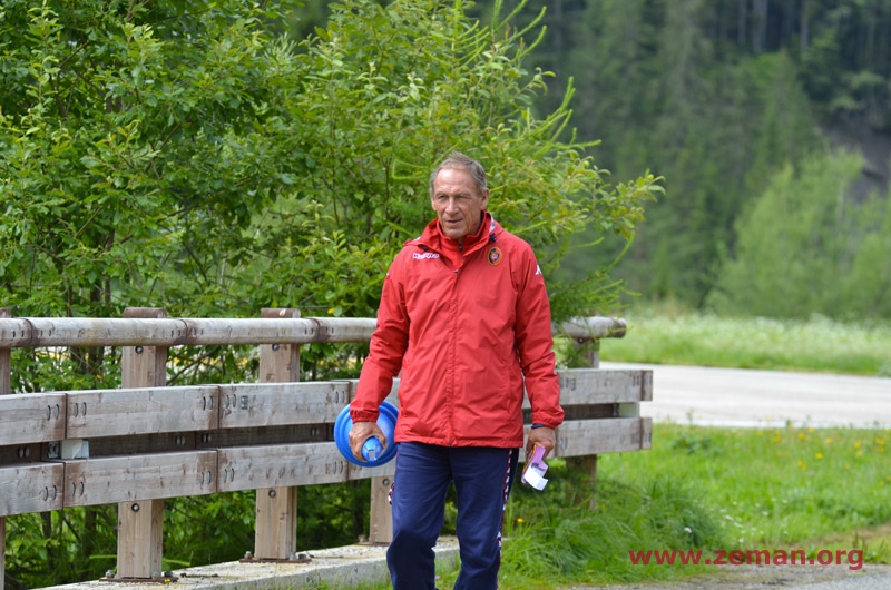 Zdenek Zeman - ritiro precampionato del Cagliari a Sappada