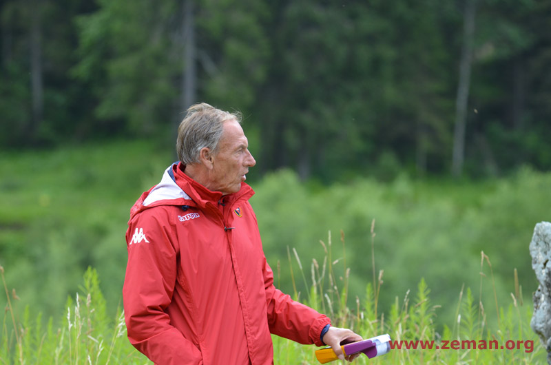 Zdenek Zeman - ritiro precampionato del Cagliari a Sappada