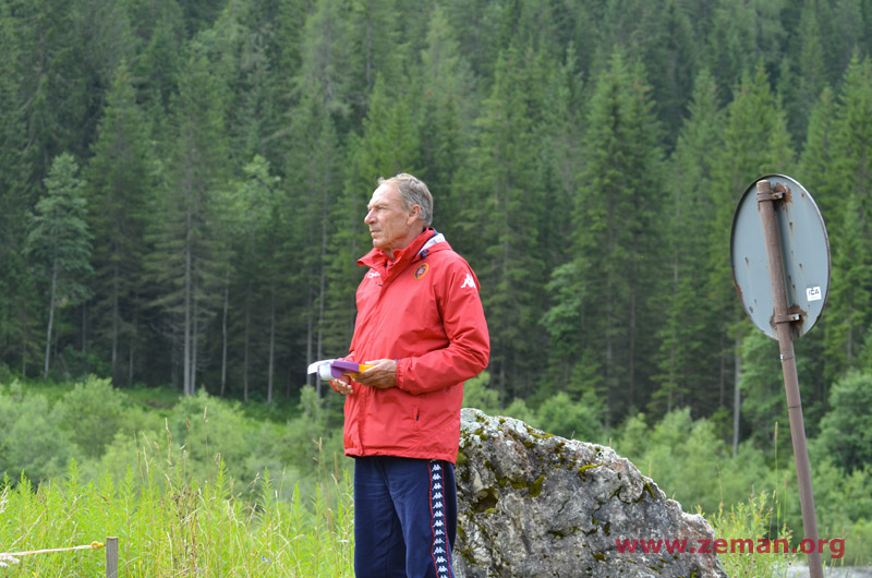 Zdenek Zeman - ritiro precampionato del Cagliari a Sappada