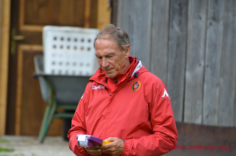 Zdenek Zeman - ritiro precampionato del Cagliari a Sappada