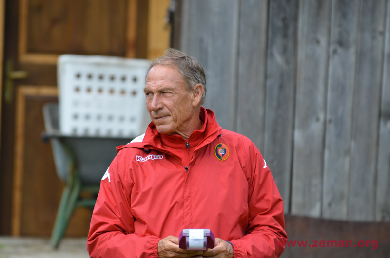 Zdenek Zeman - ritiro precampionato del Cagliari a Sappada