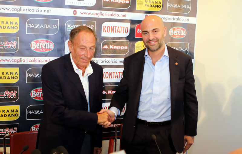 Zdenek Zeman - Conferenza stampa di presentazione a Cagliari