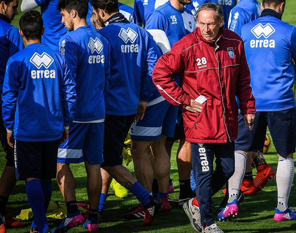 Primo allenamento col Pescara nella stagione 2016-2017